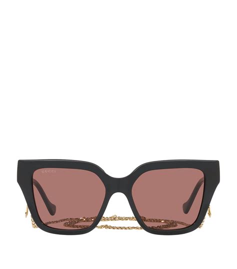 gucci sunglasses women chain|gucci authentic sunglasses.